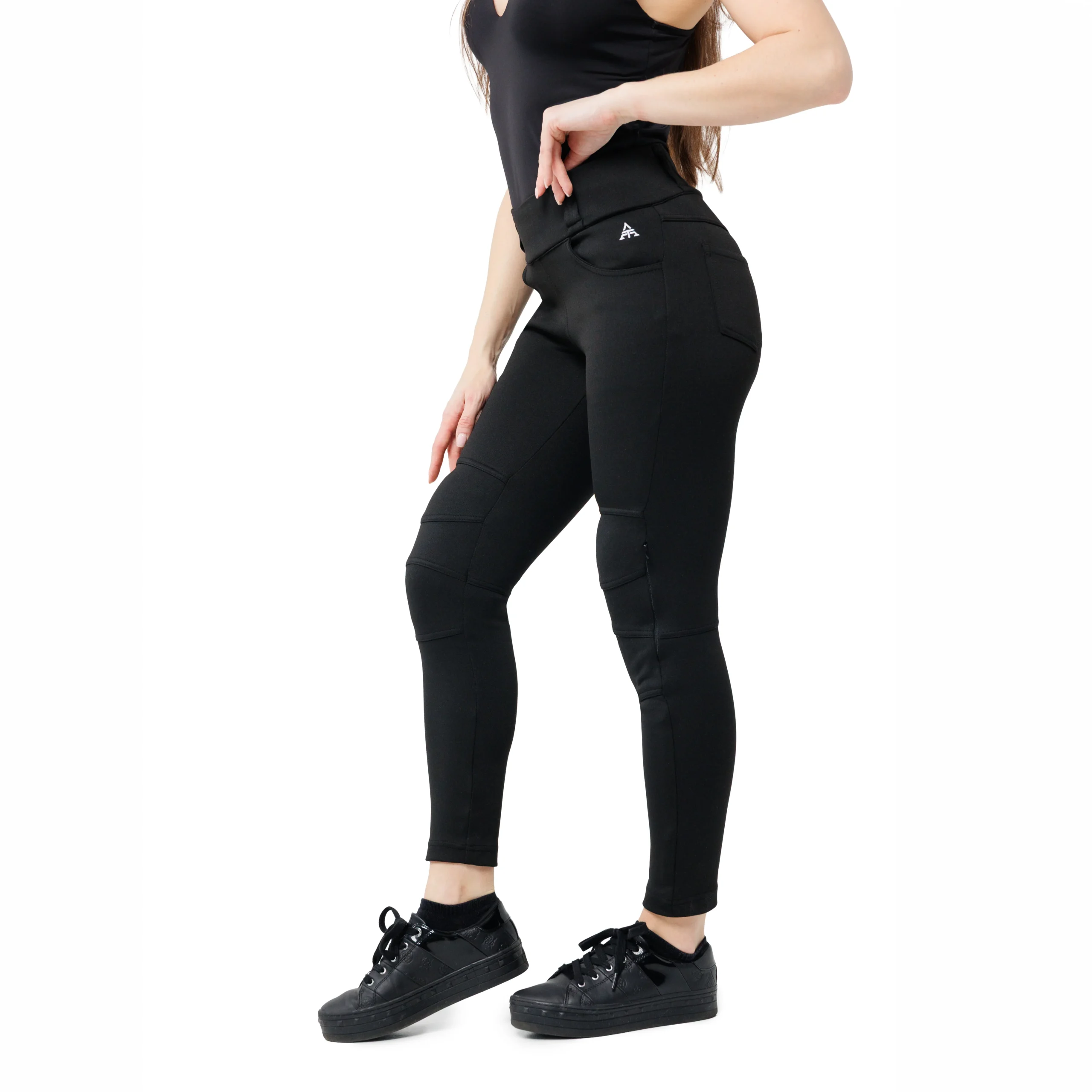 Ivy Burn 2.0 damskie legginsy motocyklowe z ochroną AA - obrazek 3
