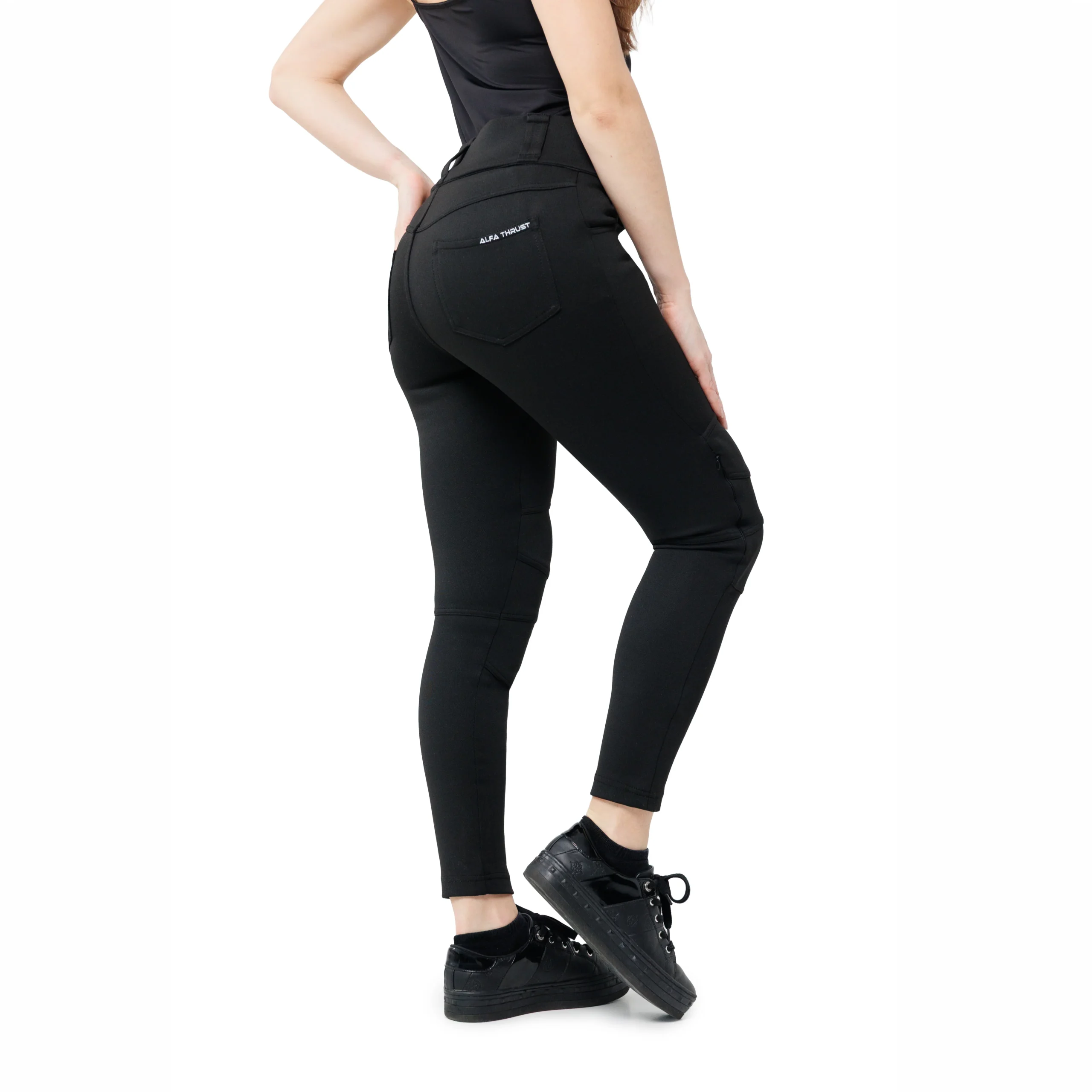 Ivy Burn 2.0 damskie legginsy motocyklowe z ochroną AA - obrazek 5